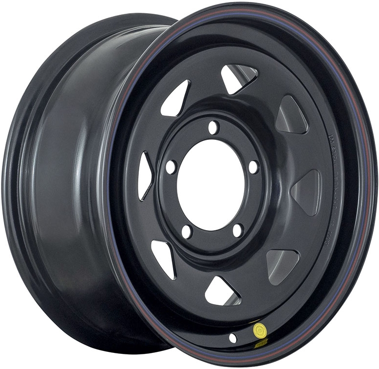 Диски Khomen Wheels Khomen Wheels Off-Road Wheels 8*16 5*139,7 ET20 D110 УАЗ (треуг. мелкий) черный Автодиск