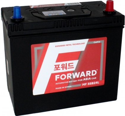 Автомобильный аккумулятор Giver 50 А/Ч, обратная полярность