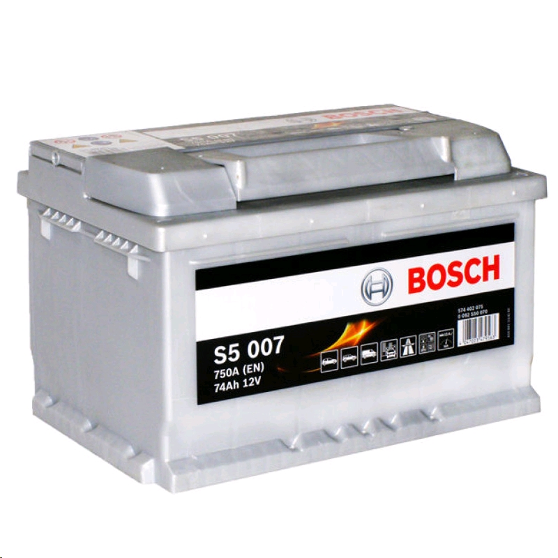 Аккумулятор BOSCH - S5 12V 74А/ч 750А оп. (50070)