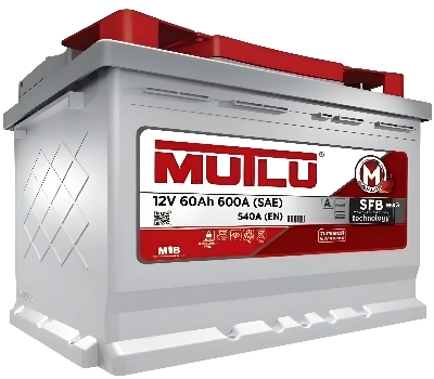 Автомобильный аккумулятор MUTLU 60 А/Ч, обратная полярность