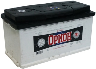 Автомобильный аккумулятор ОРИОН 90 А/Ч, прямая полярность Автомобильный аккумулятор ОРИОН 90 А/Ч, прямая полярность