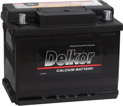 Автомобильный аккумулятор Delkor 60 А/Ч, обратная полярность