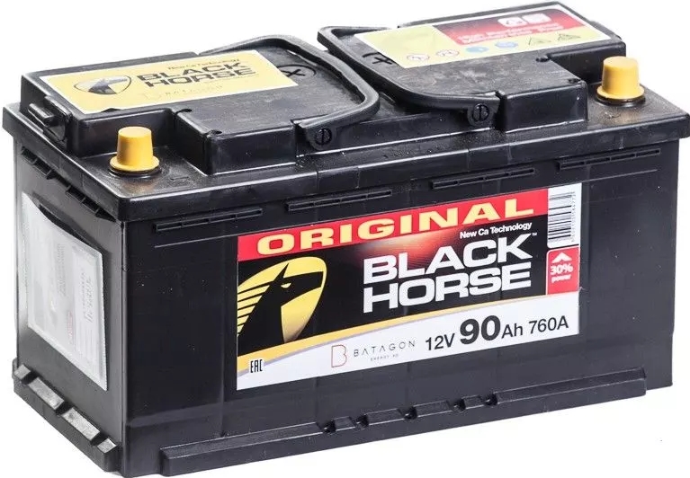 Автомобильный аккумулятор White Horse 90 А/Ч, обратная полярность