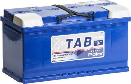 Автомобильный аккумулятор TAB 100 А/Ч, обратная полярность