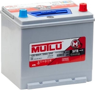 Автомобильный аккумулятор MUTLU 60 А/Ч, обратная полярность