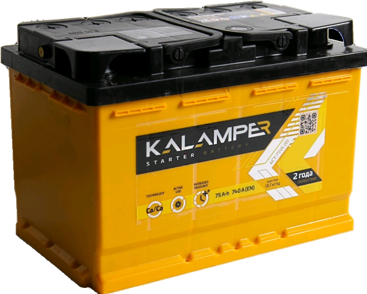 Автомобильный аккумулятор KALAMPER 6 А/Ч, обратная полярность