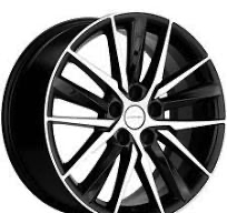 Диски Khomen Wheels Khomen Wheels Khomen Wheels 8*18 5*114,3 ET50 D60,1 KHW1807 Black Автодиск