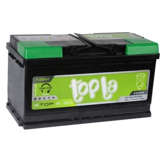 Автомобильный аккумулятор TOPLA 95 А/Ч, обратная полярность