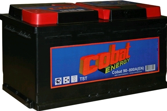 Автомобильный аккумулятор Cobat 90 А/Ч, обратная полярность