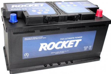 Автомобильный аккумулятор Корея 95 А/Ч, обратная полярность