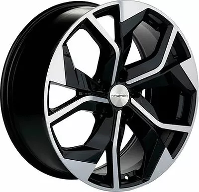 Диски Khomen Wheels Khomen Wheels Khomen Wheels 8.5*20 5*112 ET20 D66,5 KHW2006 Black-FP Автодиск