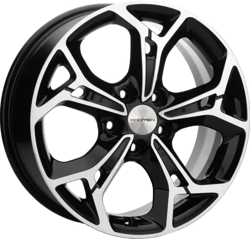 Диски Khomen Wheels Khomen Wheels Khomen Wheels 7*17 5*114,3 ET50 D67,1 KHW1702 (CX-5/Seltos/Optima) Black-FP Автодиск