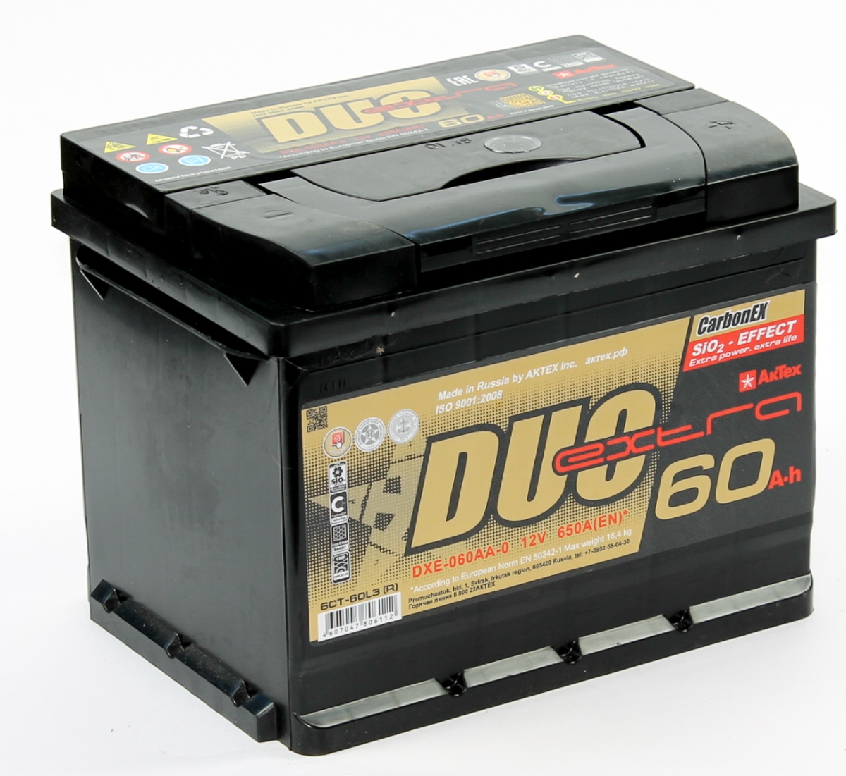 Аккумулятор DUO EXTRA 6CT- 60.0 L3 Аккумулятор