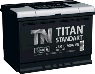 Аккумулятор TITAN-Standart-75 (е) Аккумулятор