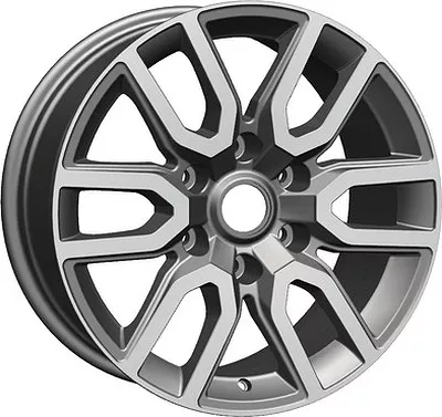 Диски Khomen Wheels Khomen Wheels Khomen Wheels 8*17 6*139,7 ET25 D106,1 KHW1723 (Toyota LC Prado/Lexus GX) Gray Автодиск