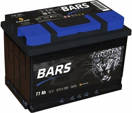 Аккумулятор Bars Gold 6CT-77 о.п.