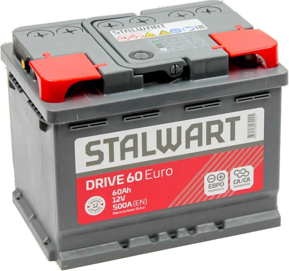 Автомобильный аккумулятор VOLTA 75 А/Ч, обратная полярность