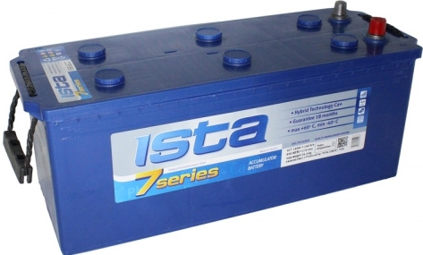 Автомобильный аккумулятор ISTA 140 А/Ч, обратная полярность