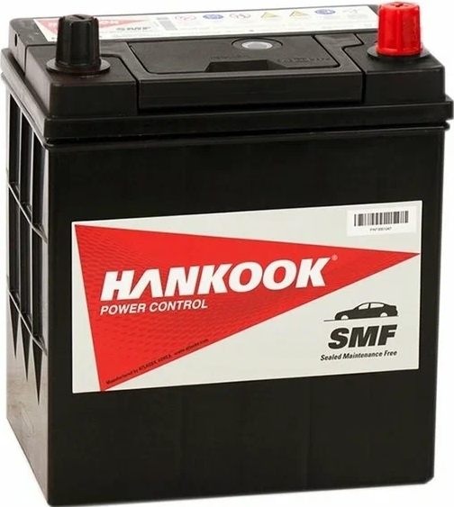 Автомобильный аккумулятор HANKOOK 40 А/Ч, обратная полярность