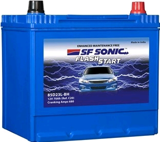 Автомобильный аккумулятор SF SONIC 70 А/Ч, обратная полярность