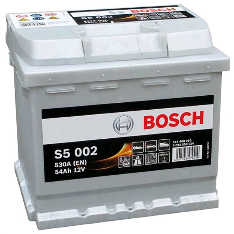 Аккумулятор BOSCH - S5 12V 54А/ч 530А оп.