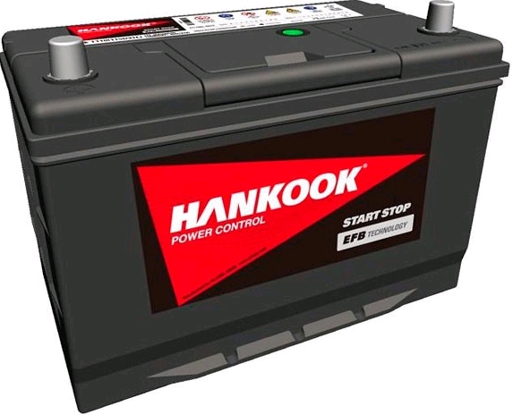 Автомобильный аккумулятор HANKOOK 80 А/Ч, обратная полярность