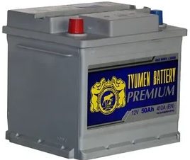 Автомобильный аккумулятор Тюмень 50 А/Ч, обратная полярность