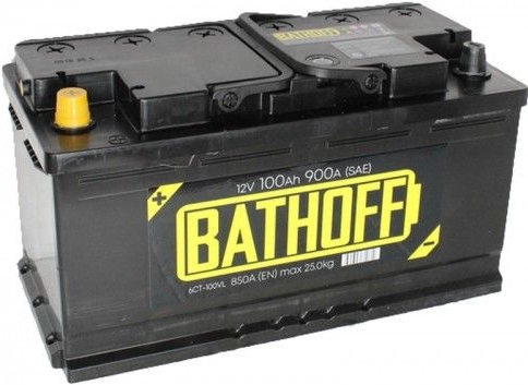 Автомобильный аккумулятор Саратов 100 А/Ч, обратная полярность