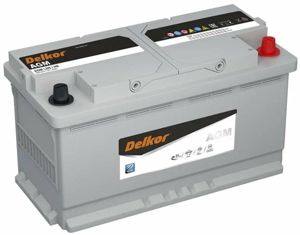 Аккумулятор Delkor 6CT -95 (о.п.) AGM Аккумулятор