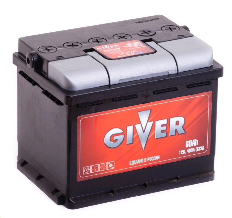 Аккумулятор Giver 6CT 60R+ Аккумулятор