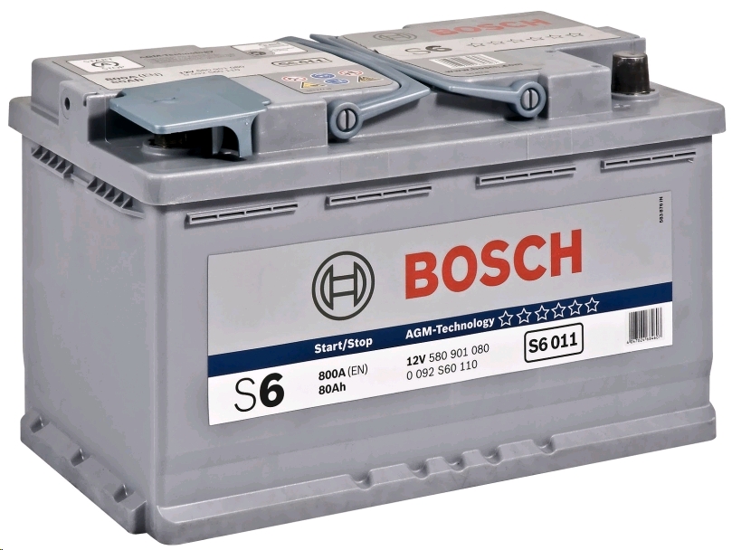 Аккумулятор BOSCH - S6 12V 80А/ч 800А оп.