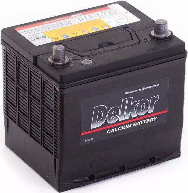 Автомобильный аккумулятор Delkor 60 А/Ч, обратная полярность