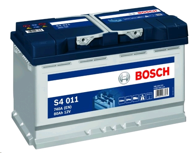 Аккумулятор BOSCH - S4 12V 80А/ч 740А оп. (40100)