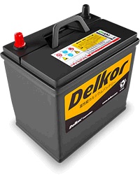 Автомобильный аккумулятор Delkor 60 А/Ч, прямая полярность
