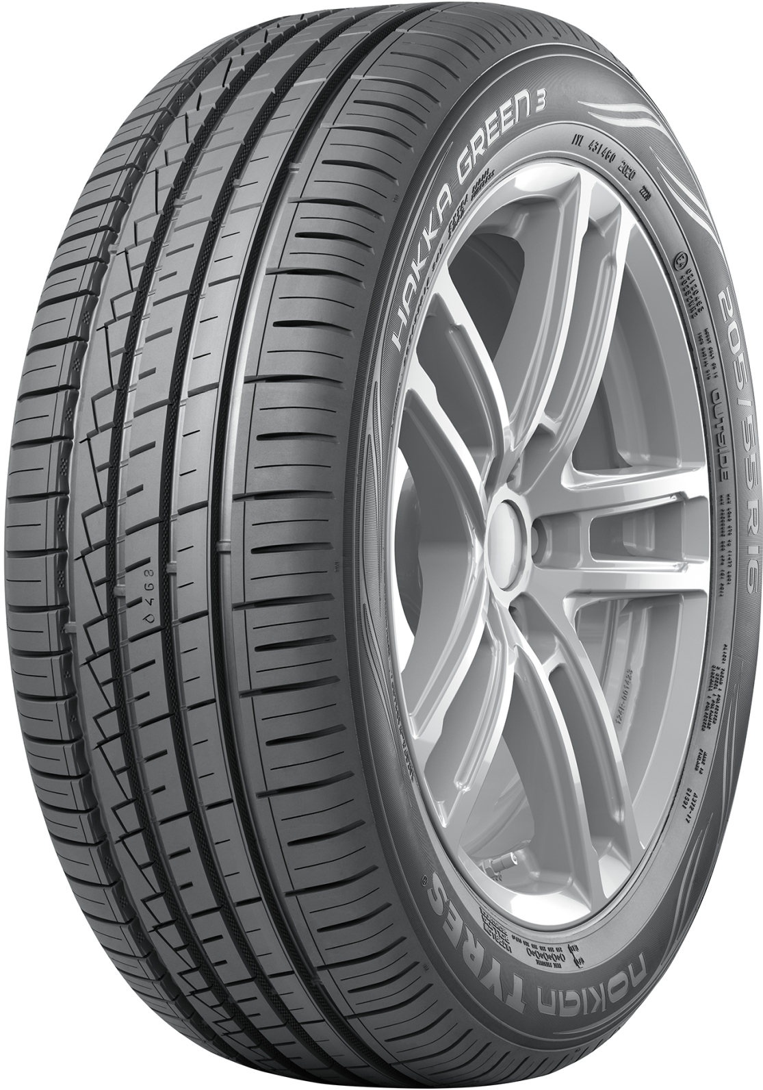 Летние шины NOKIAN TYRES (IKON TYRES) Hakka Green 3 195/55 R15 89V Летние шины NOKIAN TYRES (IKON TYRES) Hakka Green 3 195/55 R15 89V