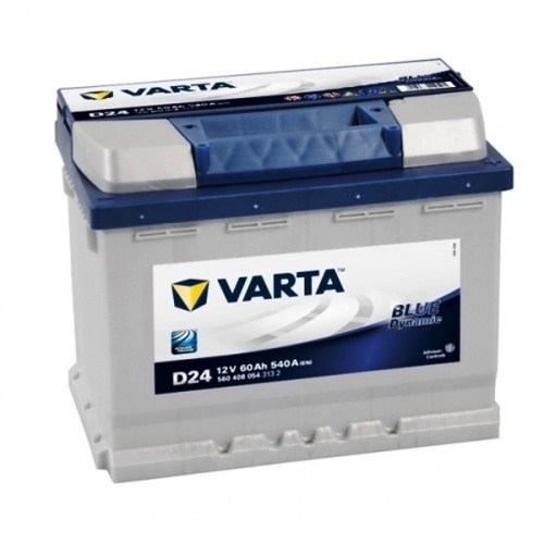 Автомобильный аккумулятор VARTA 60 А/Ч, обратная полярность