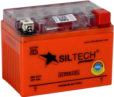 Автомобильный аккумулятор Siltech 12 А/Ч, обратная полярность