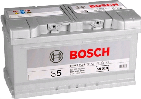 Автомобильный аккумулятор BOSCH 85 А/Ч, обратная полярность