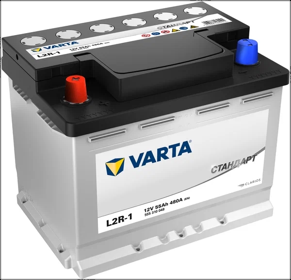 Автомобильный аккумулятор VARTA 55 А/Ч, обратная полярность