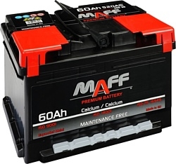 Автомобильный аккумулятор Maff 60 А/Ч, обратная полярность