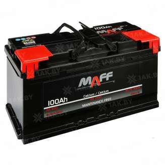 Автомобильный аккумулятор Maff 100 А/Ч, прямая полярность Автомобильный аккумулятор Maff 100 А/Ч, прямая полярность