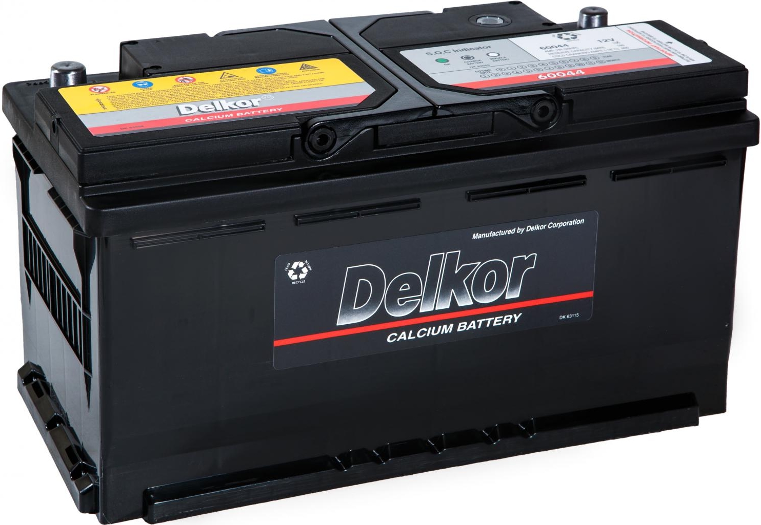 Автомобильный аккумулятор Delkor 100 А/Ч, прямая полярность