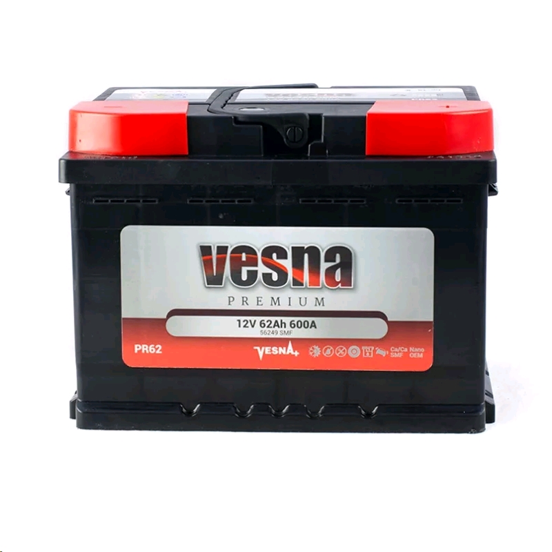 Аккумулятор VESNA -62 Premium о.п. SMF 56249 Аккумулятор