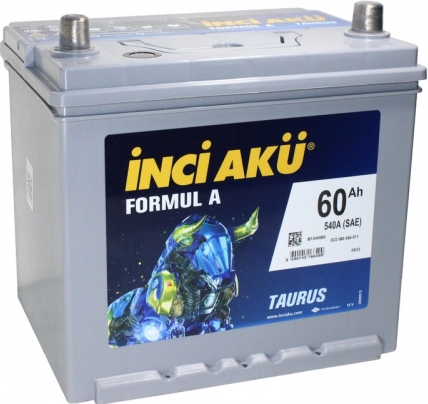 Аккумулятор Inci Aku Asia Formula 6CT-60 О.П. 75D23L Аккумулятор