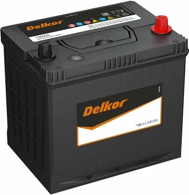 Автомобильный аккумулятор Delkor 65 А/Ч, прямая полярность