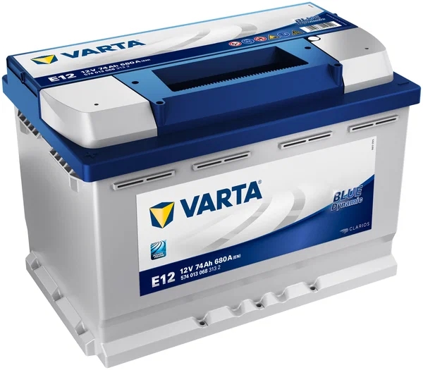 Автомобильный аккумулятор VARTA 74 А/Ч, прямая полярность Автомобильный аккумулятор VARTA 74 А/Ч, прямая полярность