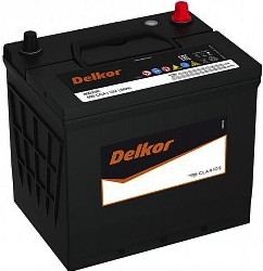 Автомобильный аккумулятор Delkor 68 А/Ч, обратная полярность