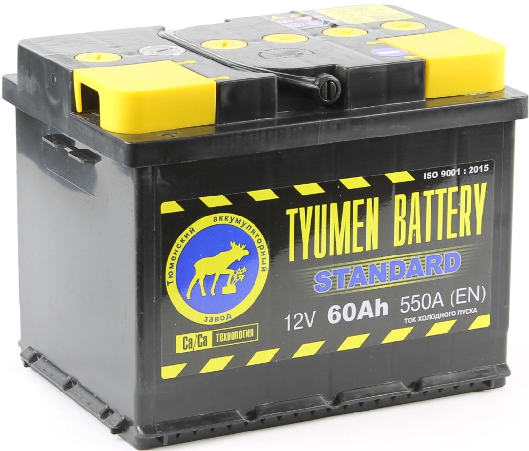 Автомобильный аккумулятор Тюмень 60 А/Ч, обратная полярность Автомобильный аккумулятор Тюмень 60 А/Ч, обратная полярность