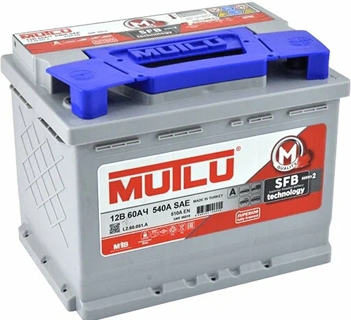 Автомобильный аккумулятор MUTLU 60 А/Ч, обратная полярность Автомобильный аккумулятор MUTLU 60 А/Ч, обратная полярность