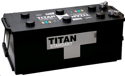 Автомобильный аккумулятор TITAN 220 А/Ч, обратная полярность